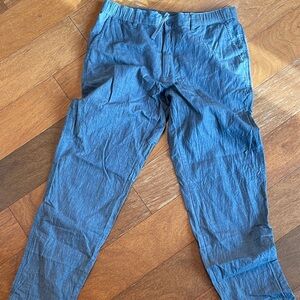Uniqlo Men's Slate Blue Chinos
